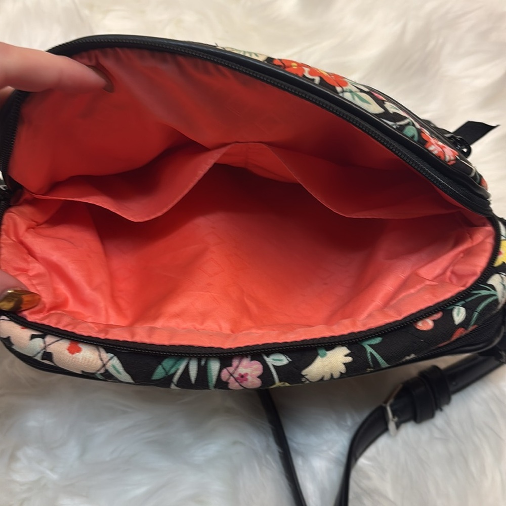 Vera Bradley Pink and Black Crossbody Bag - Picture 4 of 9
